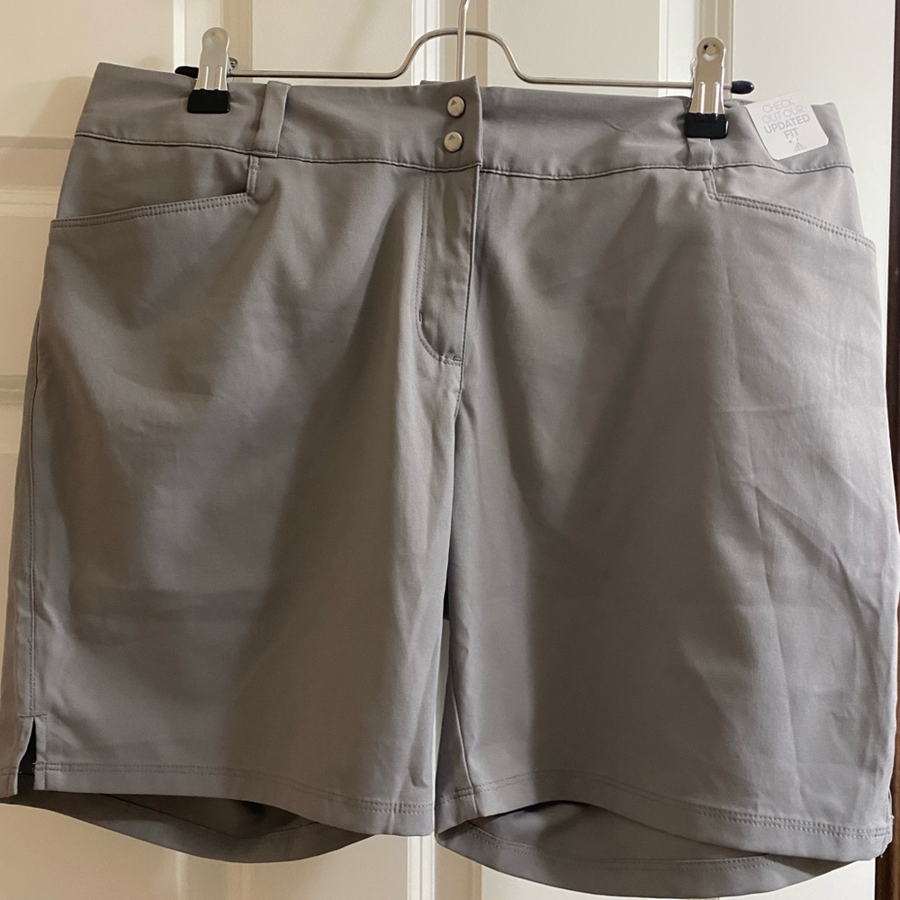 Adidas golf shorts.